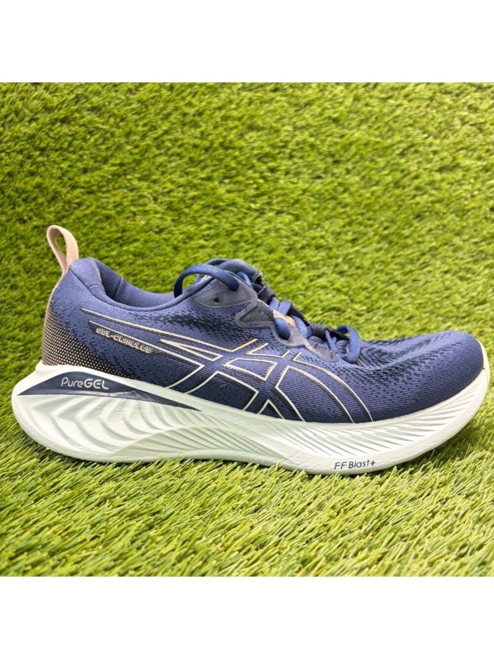 Asics GEL-Cumulus 25 Womens Size 9 Blue Athletic Running Walking Shoes Sneakers